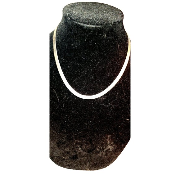 925 Solid Sterling Silver Herringbone chain necklace 18", 6mm 16.2 grams Bling! - Picture 2 of 13